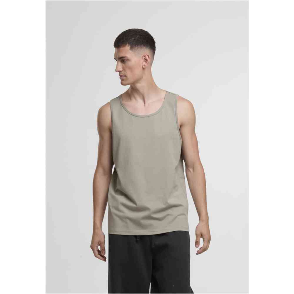 Urban Classics - Loose 2Pack Tanktop - Brown/White